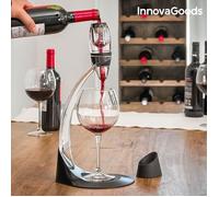 Décanteur à vin - Professionnel - Noir - Système anti gouttes - Filtre intégré - Design contemporain