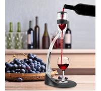 Décanteur à vin - QUIIENCLEE - Ensemble Complet de Luxe - 7 pièces - Design Contemporain - Aérateur