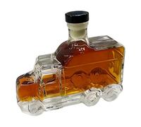 Décanteur à whisky - Bouteille d'alcool demi-camion de 375 ml, récipient vintage avec bouchon | pour hébergement, bar, cuisine, mariage, anniversaire, brunch et fêtes festives