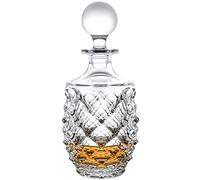 Décanteur à whisky pour homme Verre à whisky en verre cristal, carafe série miroir, bouteille de vin de style haut de gamme, avec bouchon d'étanchéité (couleur : transparent, taille : bouteille)