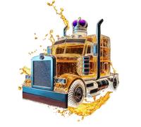 Decanteur de Bourbon | Bouteilles de vin de camion semi-camion | Jar Container Sculpture Storage pour Holiday Wedding Pub Kitchen Collection Men HenS Lounge Décoration Party Birthday Dading