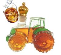 Décanteur de liqueur - Bouteille à whisky tracteur - 13 x 9 x 8 cm | Décanteur vide pour voiture Whisky Tequila | Bouteilles vides pour usage général, décoration, collections, vin et bar