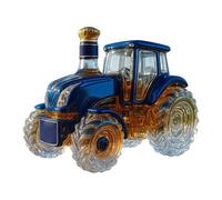 Décanteur de tequila en verre | Conteneur décoratif de bouteille d'alcool en forme de tracteur | Bouteille vide d'affichage de whisky, décoration de bar pour la maison | Vin Brandy Vodka Hommes P