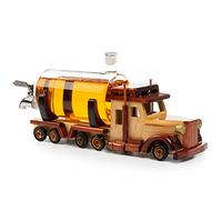 Décanteur de vin et de whisky pour vin, bourbon, scotch ou whisky, cadeau pour les pères, camionneurs, 1000 ml, 45,7 cm de long, cadeaux pour papa, lui - Cadeau de camionneur, cadeau de chauffeur de