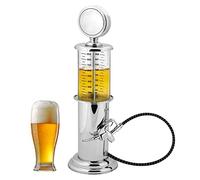 Décanteur de whisky de pompe à essence - Le récipient de distributeur de bière d'alcool d'alcool de boisson de vin de pistolet unique 1000cc pour la vodka, le rhum, le vin, la tequila ou le décanteur