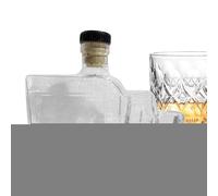 Décanteurs pour alcool - Verseur de bourbon demi-camion | 375 ml Conteneur de champagne avec bouchon intéressant pour maison, cuisine, bar, petit-déjeuner, fête, anniversaire