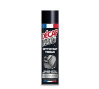Décap Auto Nettoyant Tissus - Nettoie, Détache, Désodorise - Ravive les couleurs & fibres - Sièges, Tapis & Moquettes Automobiles - Tous coloris - Mousse Active - Fabriqué En France - 600mL