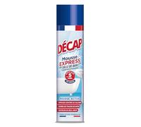 Décap | Mousse express Salle de Bain | Baignoire, Douche, Lavabo, Robinetterie, Carrelage | Action rapide en 5 minutes | Efficace contre le calcaire | Fabriqué en France | Aérosol 600mL