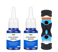 Décapant Adhésif, Decolle Etiquette, Dissolvant de Colle, Détache Colle, Dissolvant D'adhésif, Voiture Adhésif Remover, pour Surfaces en Métal, Bois, Verre et Plastique -20ml*2