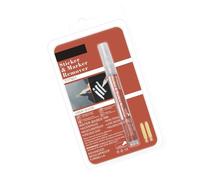 Décapant adhésif - Stylo autocollant - Pour enlever le ruban adhésif sur différentes surfaces - Pour verre, bois, voiture