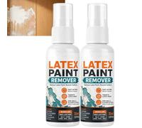 Décapant au latex à action rapide, puissant décapant à base d'eau pour le bois, décapant à peinture multi-surfaces pour revêtements multiples, spray nettoyant pour peinture au latex, décapant (2pcs)