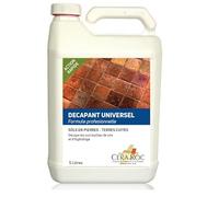 Décapant Cire, Vernis & Hydrofuge - Terre Cuite, Pierre & Tomette - Élimine Surcouches, Rénovation Sols Anciens - Intérieur/Extérieur (5 Litres pour 50 m²)