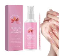Décapant De Colle À Ongles, Nettoyant Pour Ongles En Gel, Dissolvant De Faux Ongles De 60 Ml Avec Poussoir À Cuticules, Dissolvant De Colle À Pression Pour Presser Les Ongles, Ongles Artificiels