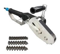 Décapant de Déchets Motorisé, Coupe-bordure Pneumatique Industriel avec Chaîne en Alliage, Outil de Dénudage À Haute Efficacité de Chaîne en Alliage Durable, pour la Coupe du Papier de Carton Ond 8mm