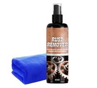 Décapant de rouille pour métal | 100 ml Multiusage Réducteur de Friction - Spray Décapant Rouille pour Métal,Chiffon nettoyant anti-friction pour voiture, vélo, pièces auto, freins, chaînes, outils,