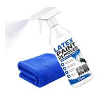 Décapant Peinture Latex Chiffon Inclus Inodore Sans Rayure Multiusage | Vaporisateur Détergent pour Porte Garage Atelier Bureau École Studio Cuisine