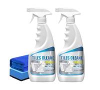 Décapant pour joints, nettoyant pour carrelage et joints en spray, nettoyant extra puissant pour carrelage, nettoyant multi-usages pour cuisine, lavabo, salle de bain et murs carrelés (2Pcs)