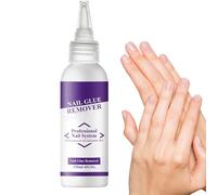 Décapant Pour Ongles Pressés | Dissolvant de Colle à Gel 120 ml pour Ongles Autocollants | Liquide de Nettoyage Longue Durée pour Usage Quotidien Voyage Bureau Maison Fêtes et Occasions Spéciales