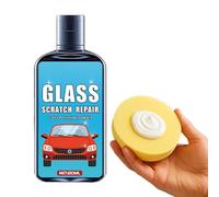 Décapant pour pare-brise - 120 ml - Réparation de verre avec éponge | Solution pour la réparation de l'automobile - Pour voiture, camion, SUV, garage, maison, déplacements quotidiens, voyages