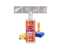 Décapant puissant pour autocollants et colle, spray multi-usages pour étiquettes autocollantes de voiture avec grattoir et chiffon (260ML)