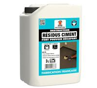 Décapant Résidus de Ciment 3L - Nettoyant Puissant pour Traces de Laitance et Dépôts de Ciment - Usage Intérieur/Extérieur sur Sols, Murs et Façades