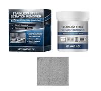 Décapant Rouille Acier Inoxydable - 100g Pâte Nettoyante Polissante, Effaceur Rayures Multi-usages | Pour Réfrigérateur Cuisinière Robinet Électroménager Aluminium Restauration Entretien