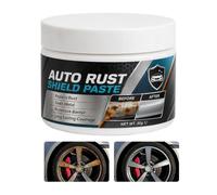 Décapant Rouille Fer Pâte à Polir pour Métal 30 ml avec Brosse | Pâte Dérouillante Pneus Auto Pour Auto Berline Camion Garage Extérieur Atelier Bord de Route Panneau de Porte Clôture