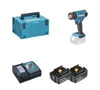 Décapeur thermique 18V DHG181ZJ + 2 batteries BL1850B 18V 5 Ah + 1 chargeur rapide DC18RC MAKITA