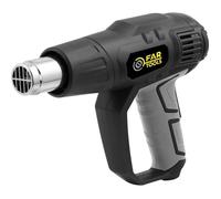 Fartools Décapeur thermique 2000W, 2 vitesses de chauffe à 80 et 600 °C, 2 vitesses de ventilation 350 et 500 l/min, livré avec 5 accessoires, câble de 2m