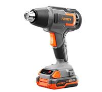 Décapeur thermique FUXTEC FX-E1HLP20 - sans batterie ni chargeur - Pistolet à air chaud jusqu'à 550°C - décapage de peinture, soudage, brasage
