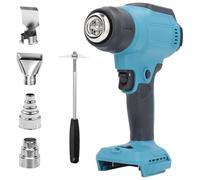 Décapeur thermique pour batterie Dewalt 20 V (sans batterie), 550 °C, pistolet à air chaud manuel avec 4 buses en acier inoxydable, pistolet à air chaud pour soudage pour bricolage, bricolage