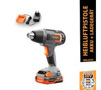 Decapeur thermique batterie - FUXTEC FX-E1HLP20 - 20V 550 degrés C, débit 200L/min - Set batterie et chargeur 1A