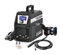 Decapower 220V Poste à souder 120A Arc Lift TIG FLUX MIG sans gaz 3 en 1 Machine de soudage de fil sans gaz Ménage (FLUXMIG-120)