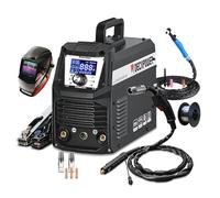 Decapower 220V Poste à souder 120A Arc Lift TIG FLUX MIG sans gaz 3 en 1 Machine de soudage de fil sans gaz Ménage (PACK 3)