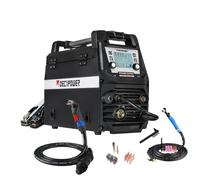 Decapower Poste à Souder MIG MAG Sinergy MMA LIFT DC TIG 4 en 1 sans gaz avec gaz Argon Co2 Soudure 200A Soudage de l'aluminium Équipement de soudage SPOOL GUN (XTRAMIG-200 SD PACKAGE 2)