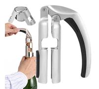 Décapsuleur à vin | Extracteur de à champagne multifonctionnel Poignée ergonomique pour le mousseux et la cuisine | Bars idéaux, restaurants, fêtes à la maison et fêtes