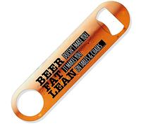 Décapsuleur amusant | Beer Fat Lean | Lame de bar à blague pour maison, bar, pub, banter, accessoire de bar, outil fantaisie Secret Santa | BB31