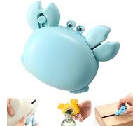 Décapsuleur amusant crabe 4 en 1, décapsuleur de bouteille de bière créatif avec mini ciseaux, mini cutter aimant de réfrigérateur, ouvre-bière pratique pour cuisine, maison, fête et cadeau (bleu)