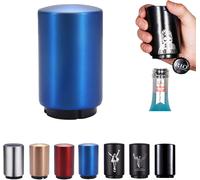 Décapsuleur Automatique Bleu en Acier et Plastique Vendos85