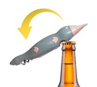 Décapsuleur avec aimant - Ouvre-boîte pour soda - Design bec d'oiseau plat - Ouvre-bouteille - Outil de boissons de vin pour la maison, le bar, le pique-nique, le restaurant