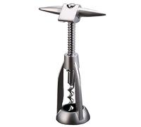 Décapsuleur avec bouchon de bouteille, Ouvre-bouteille de vin tire-bouchon en alliage d'aluminium avec r