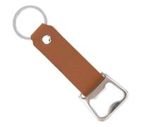 Décapsuleur avec porte-clés, décapsuleur avec porte-clés - Ouvre-bouteille avec porte-clés en cuir PU - Outil portable du serveur du porte-clés du décapsuleur de soda