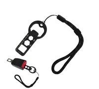 Décapsuleur avec ruban adhésif - Porte-clés portable en métal ouvre-boisson 4 en 1, élévateur pratique pour barting ménage camping extérieur restaurant voiture de fête | Cordon multifonction