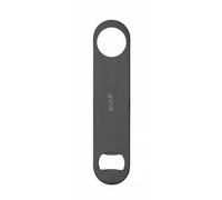 HENDI Décapsuleur plat de bière, BarUp, ouvre-bouteille express de barman, lame de bar, 180x40x(H)2mm, acier inoxydable avec revêtement en poudre noir