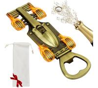 Décapsuleur Bière Créatif, Voiture de course Ouvre Bouteille de Bière, Cadeaux pour Hommes Amateurs de Bière, Uniques Cadeau de Fête des Pères/Anniversaire/Noël pour Mari Papa Grand-Père Petit Ami