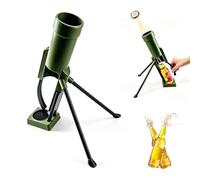 Décapsuleur Bière Mortier 51 mm - Décapsuleur Bouteille Beer Bottle Mortar, Lance Capsule Automatique, Ouvre Bouteille Style Canon Tactique, Gadget Bar Amusant pour Maison, Fête, Bar, Cadeau Homme