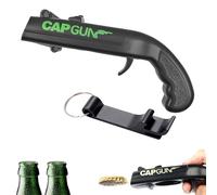 Decapsuleur Biere Mortier, Cap Gun Ouvre Bouteille | Noir Ouvre Bouteilles de Pistolet pour Bière ou Boissons, Ouvre-Bouteille pour la Maison, le Bar, les Fêtes, Jeux à Boire