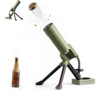Decapsuleur Biere Mortier,DéCapsuleur Mortier,Mortier DéCapsuleur,Beer Bottle Opener,DéCapsuleur De BièRe Amusant, Mains Libres, Les FêTes, Les Bars, Le Bureau, La DéCoration (Green)