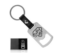 Décapsuleur - Bouteilles en acier inoxydable « Super PAPA » - Porte-clés pour papa, fête des pères, cadeau de Noël, cadeau d'anniversaire