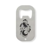 Décapsuleur Cosmic God Hand Tattoo Ink Style Art Grab The Moon en acier inoxydable Argenté
